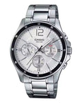 Casio Reloj Hombre Analogico Cuarzo con Correa de Acero inoxidable MTP-1374D-7AVDF