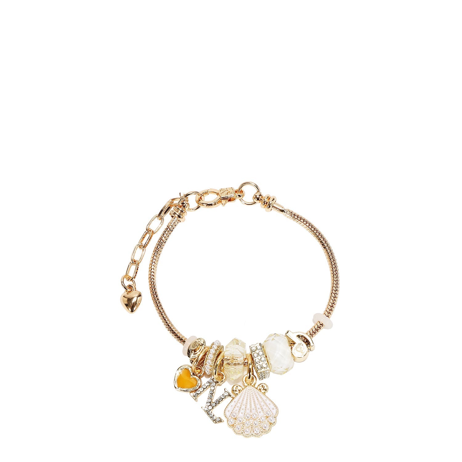 Beltor Charm – Pulsera Dorada con Dijes