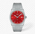 Tissot PRX – Esfera Roja | Acero Inoxidable | Swiss Made