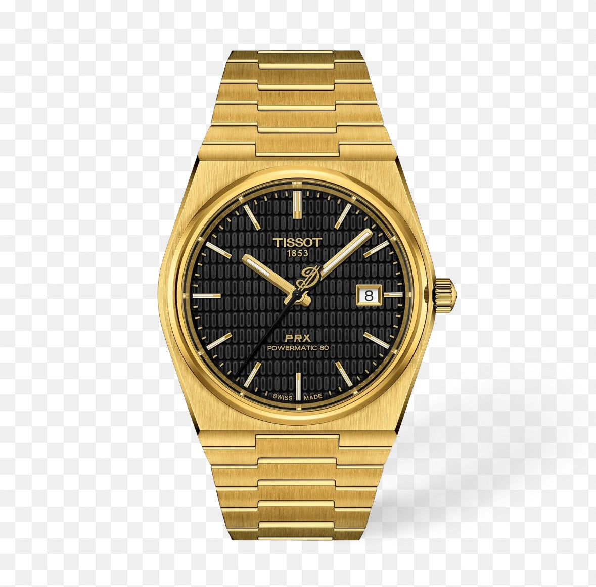Tissot PRX Damian Lillard Powermatic 80 Automático Dorado 40 mm – Esfera Negra |