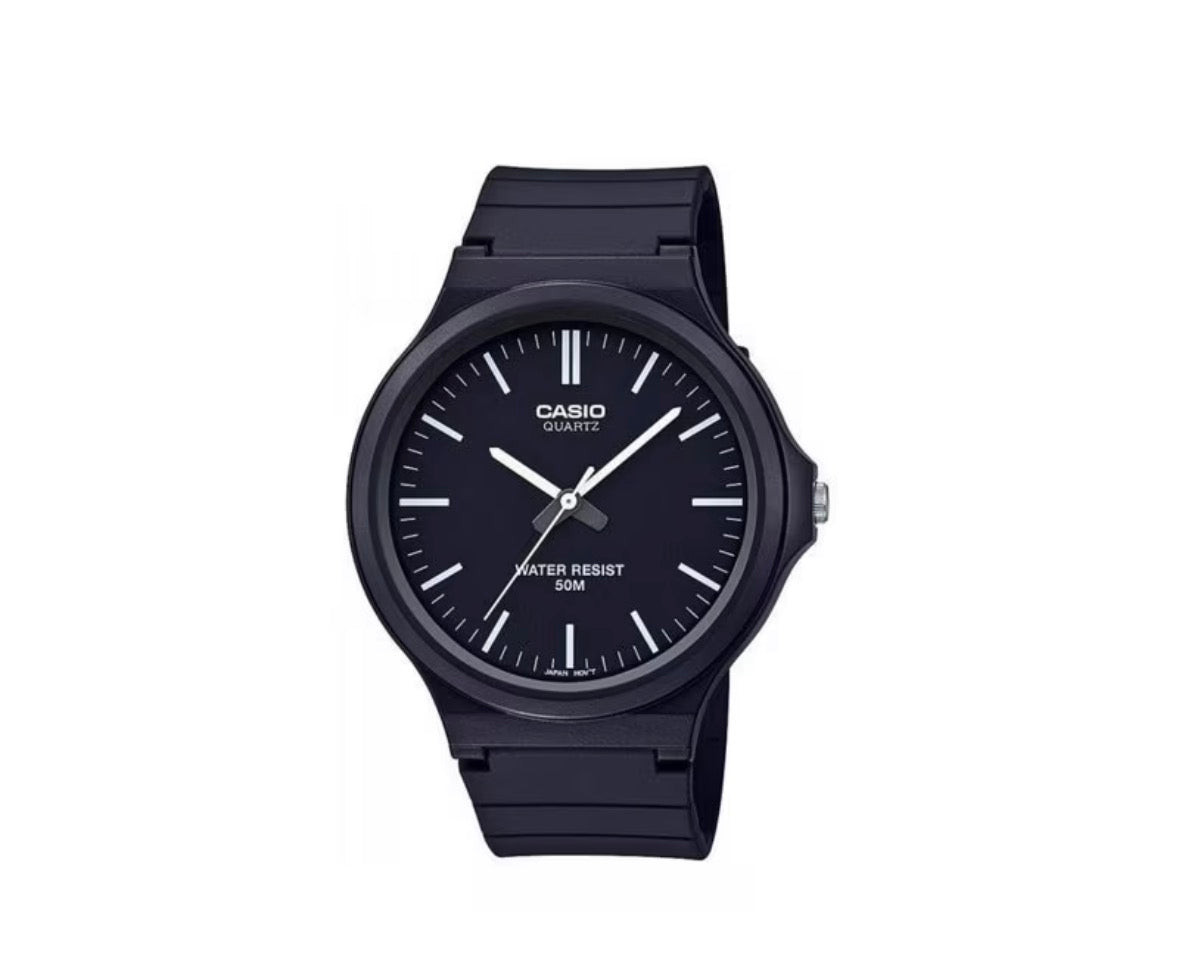 CASIO MW-240-1EVEF Reloj de Pulsera Analógico para Hombre Color Negro