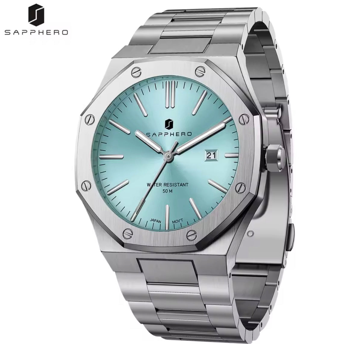SAPPHERO Reloj Analógico para Hombre